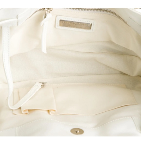 Anne Fontaine Genuine Leather Black Studded Handbag - Picture 6 of 7